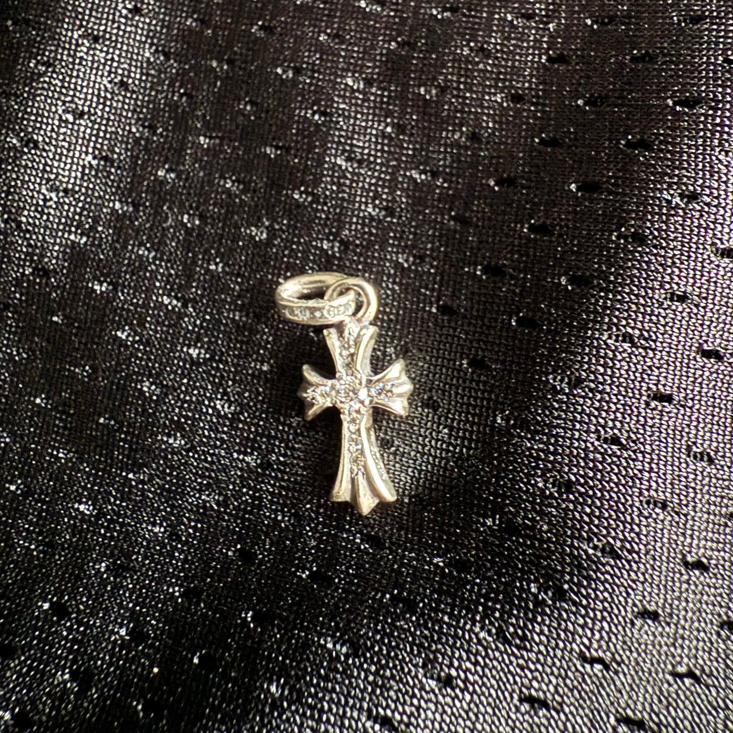 Baby Fat Pendant w/ Pave Diamonds