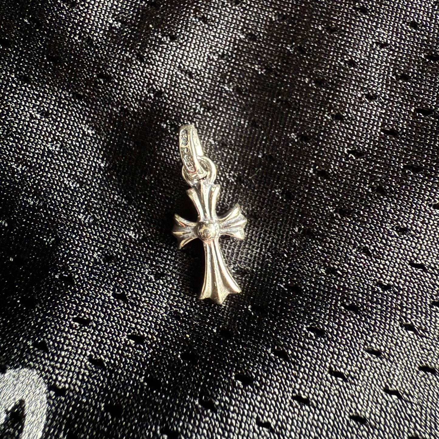 Baby Fat Pendant w/ Pave Diamonds