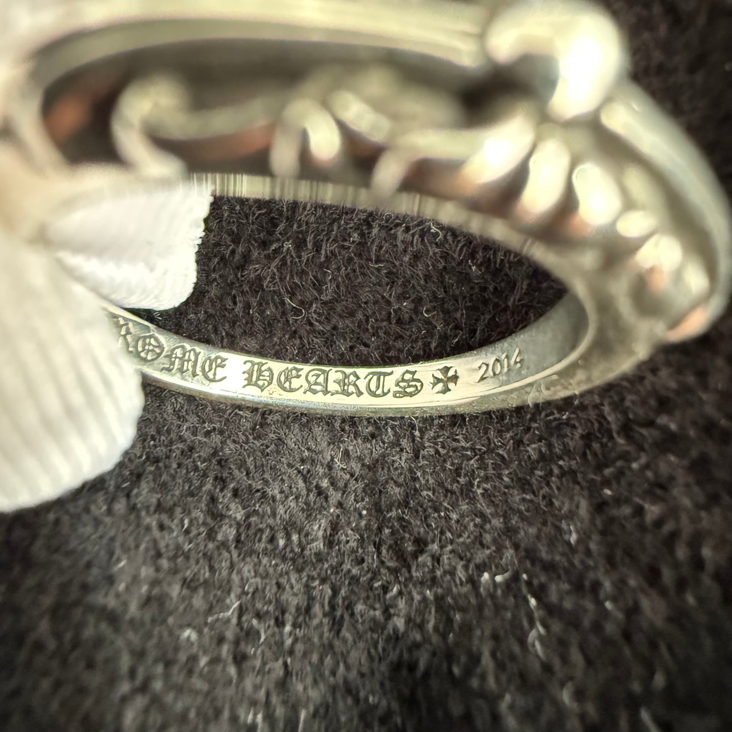 Baby Floral Cross Ring