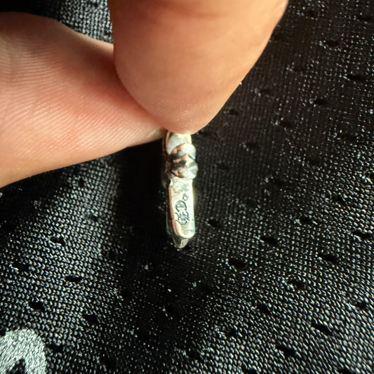 Baby Fat Pendant w/ Pave Diamonds