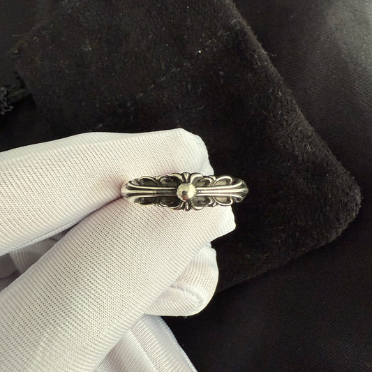 Baby Floral Cross Ring