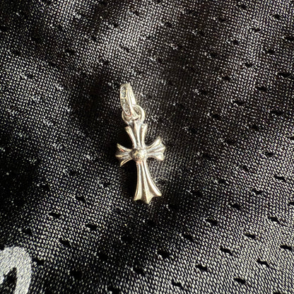 Baby Fat Pendant w/ Pave Diamonds