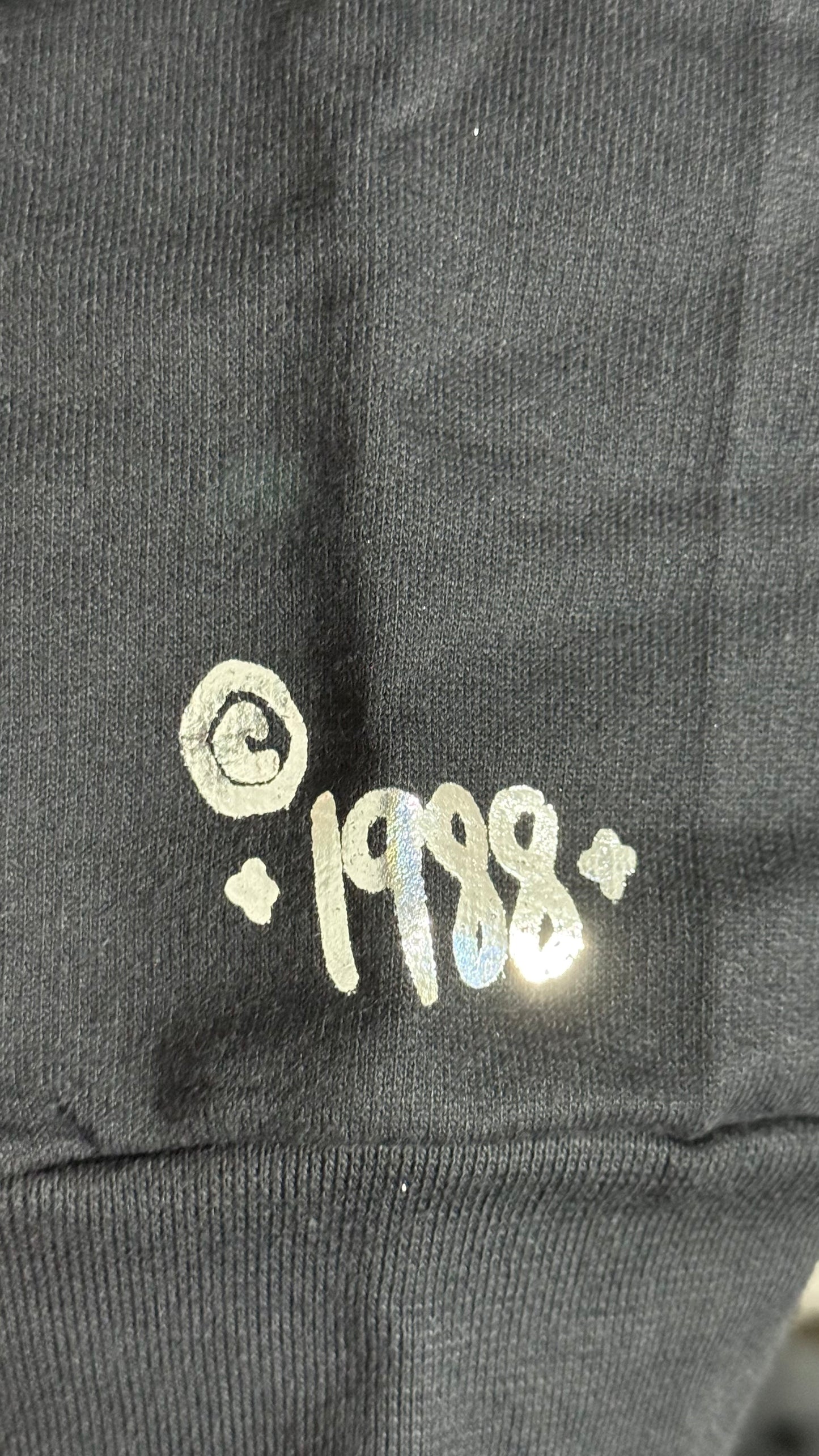 Foil Print Hoodie